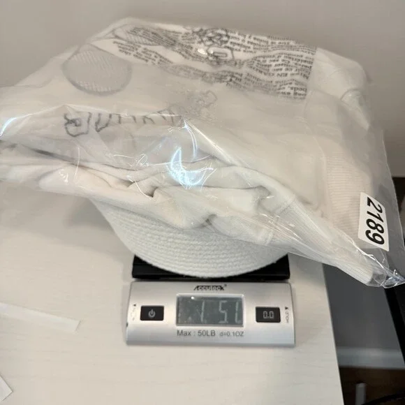 OFFLINE by Aerie Tacos & Tennis Crewneck Sweatshirt Cream Graphic Sz M - Picture 7 of 7